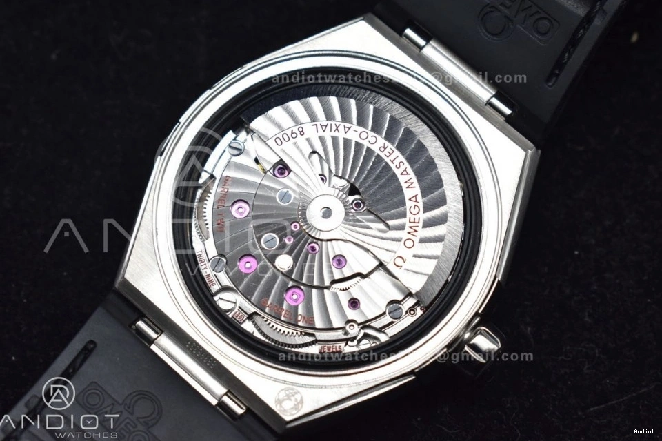 Gray Dial Best Strap SBF Black Gummy SS 1:1 Constellation Super on A8900 Edition Clone 1121